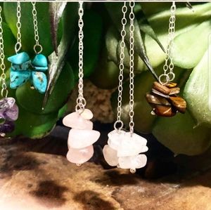 Sterling Silver Gemstone Earrings